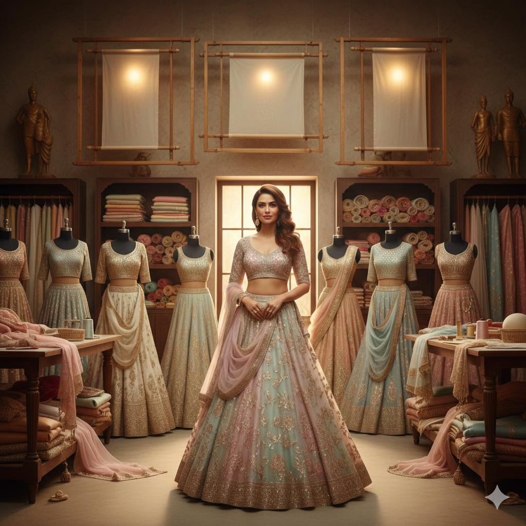 Pastel Bridal Ensemble